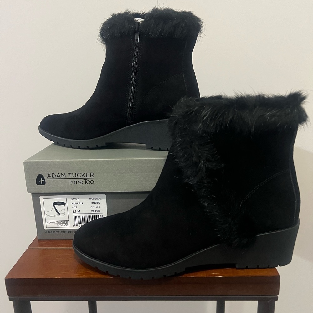Adam Tucker By Me Too Noble14 Black Bootie 9.5